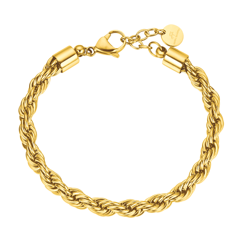 PULSERA DE MALLA DE ACERO PARA HOMBRES