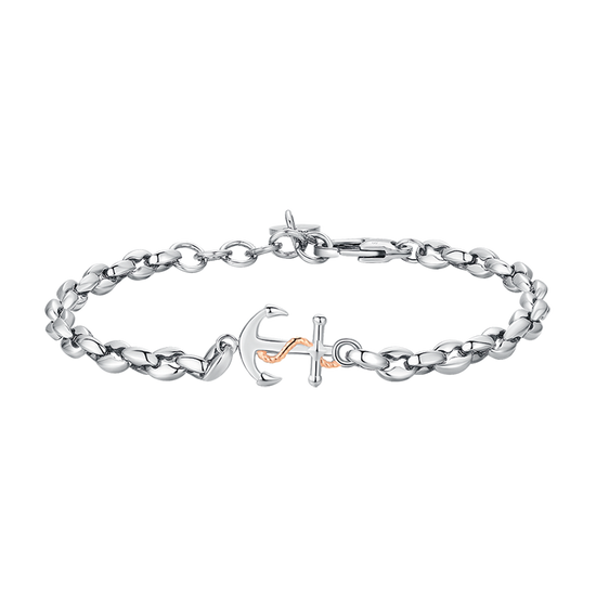 PULSERA DE ACERO PARA HOMBRE CON ANCLA