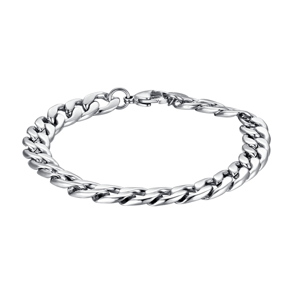 PULSERA DE MALLA DE ACERO PARA HOMBRE