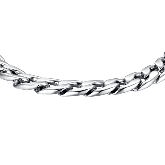 PULSERA DE MALLA DE ACERO PARA HOMBRE