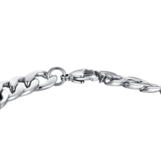 PULSERA DE MALLA DE ACERO PARA HOMBRE