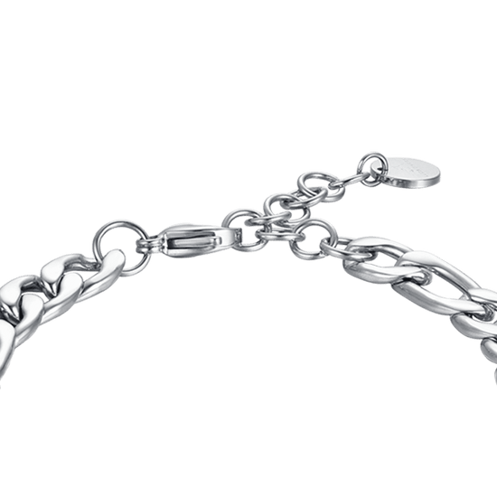 PULSERA DE ACERO PARA HOMBRE CON PIEDRA TURQUESA