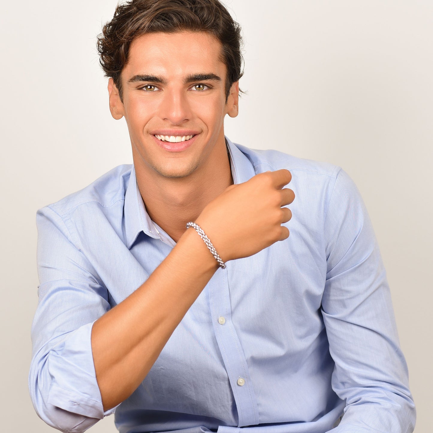 BRAZALETE DE ACERO PARA HOMBRE