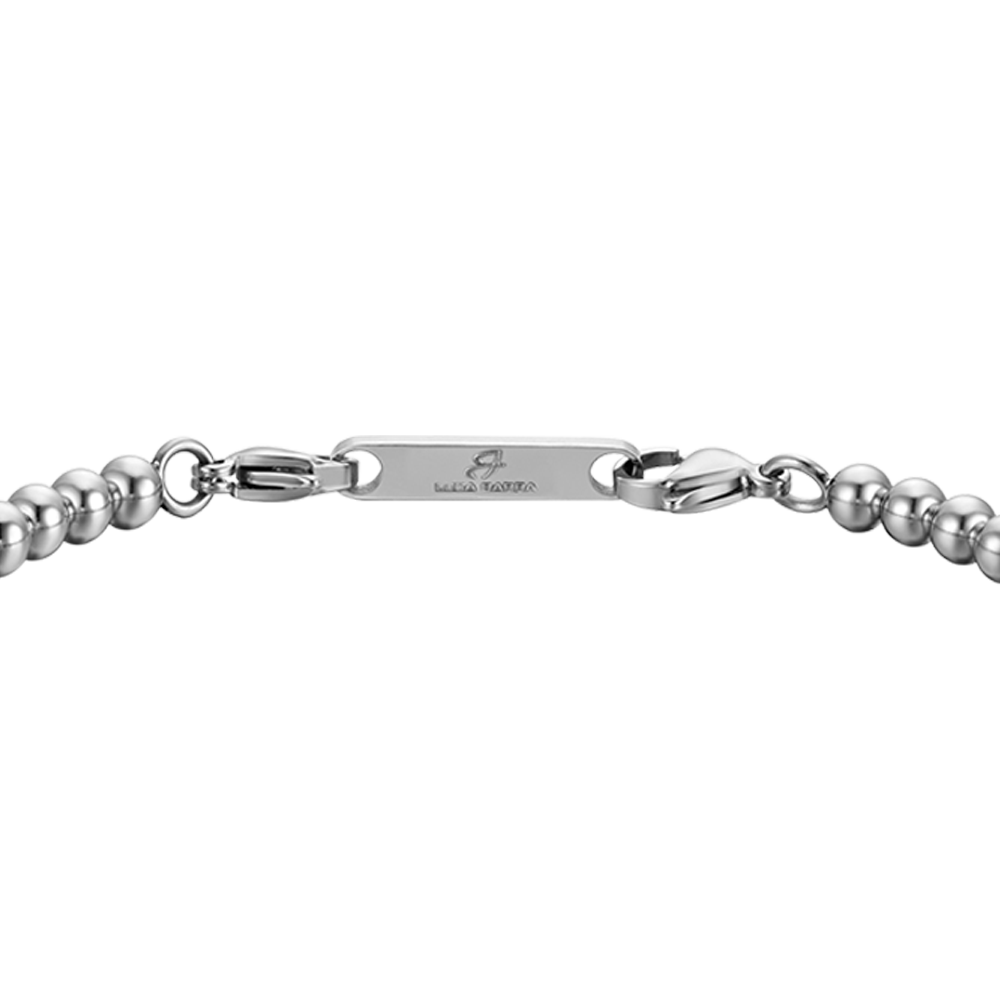 PULSERA DE ACERO PARA HOMBRE CON PIEDRAS LAPIS