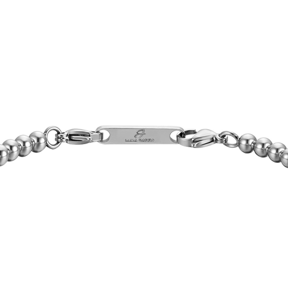 PULSERA DE ACERO PARA HOMBRE CON PIEDRAS OJO DE TIGRE