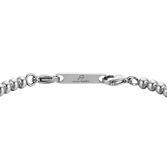 PULSERA DE ACERO PARA HOMBRE CON PIEDRAS OJO DE TIGRE