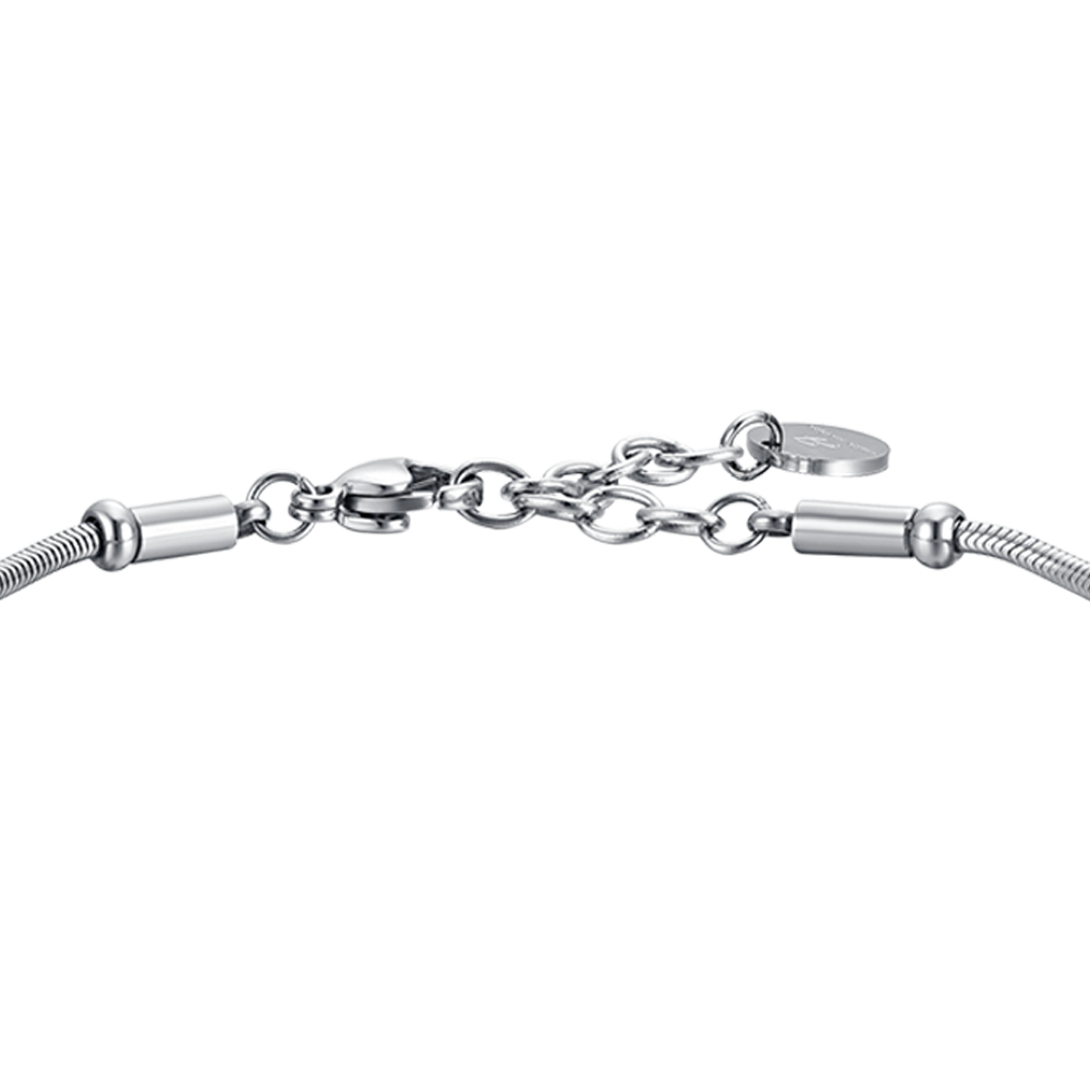 PULSERA DE ACERO PARA HOMBRE CON PIEDRA AZUL