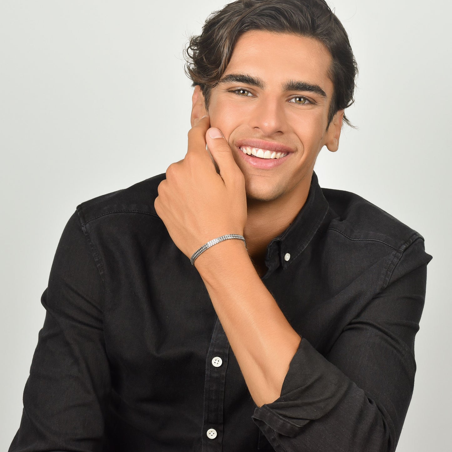 BRAZALETE DE ACERO PARA HOMBRE