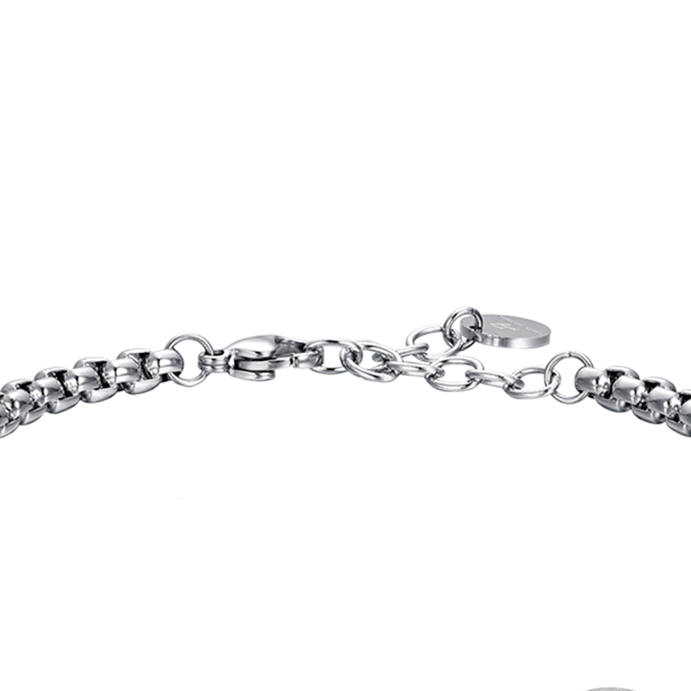 PULSERA DE ACERO PARA HOMBRE SIGNO DEL ZODIACO ESCORPIO PLACA