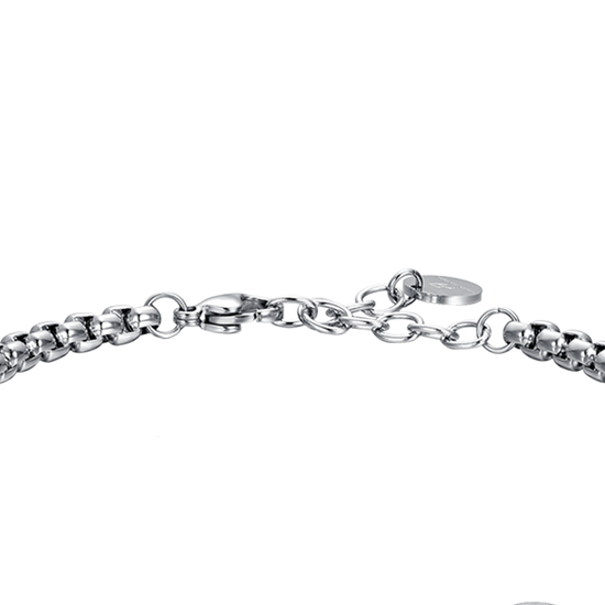 PULSERA DE ACERO PARA HOMBRE SIGNO DEL ZODIACO ESCORPIO PLACA