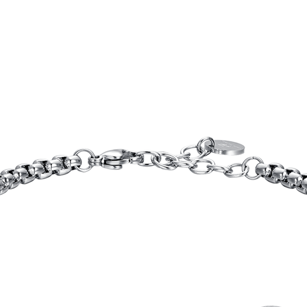 PULSERA DE ACERO PARA HOMBRE SIGNO DEL ZODIACO SAGITARIO PLACA