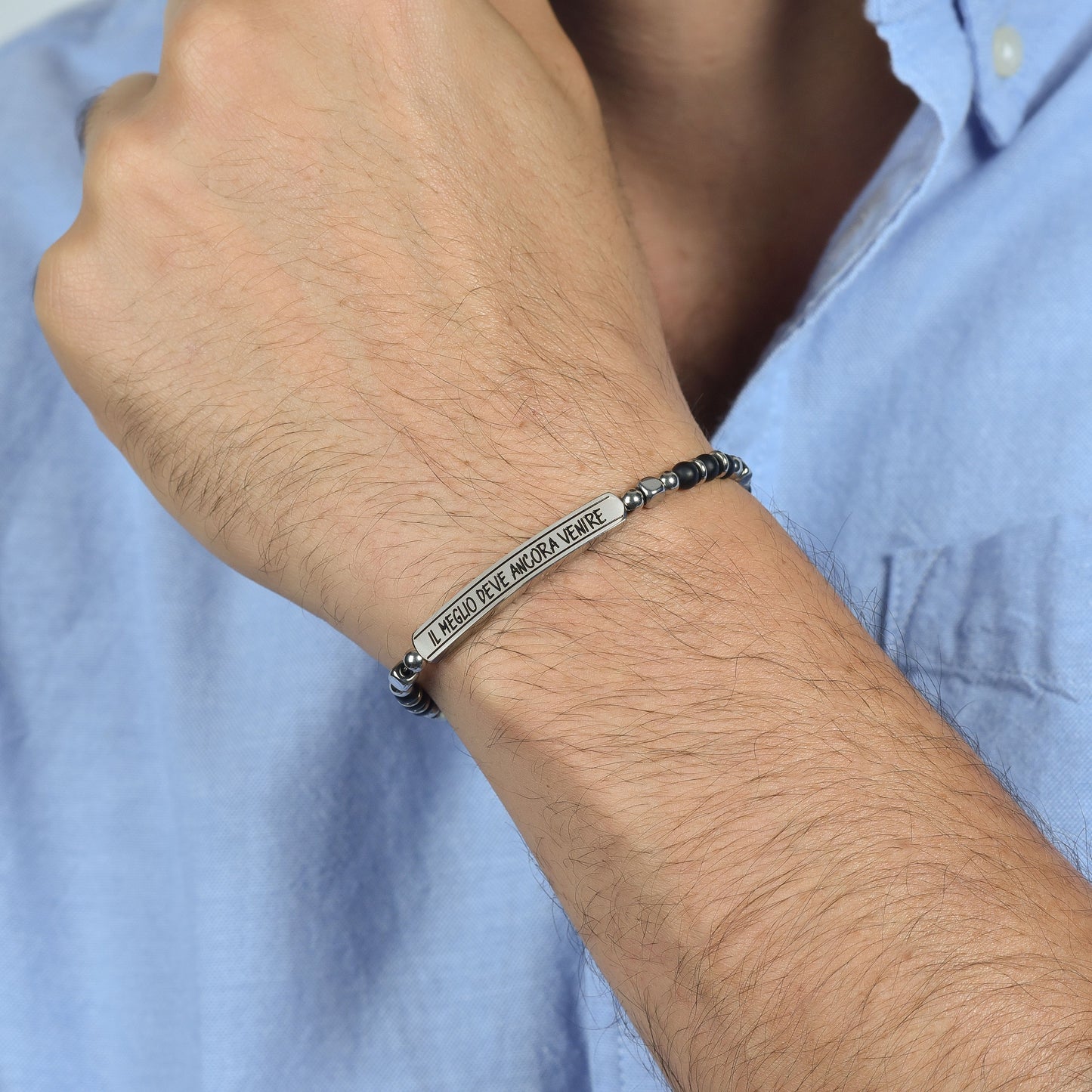 BRAZALETE DE ACERO PARA HOMBRE LO MEJOR ESTÁ POR LLEGAR