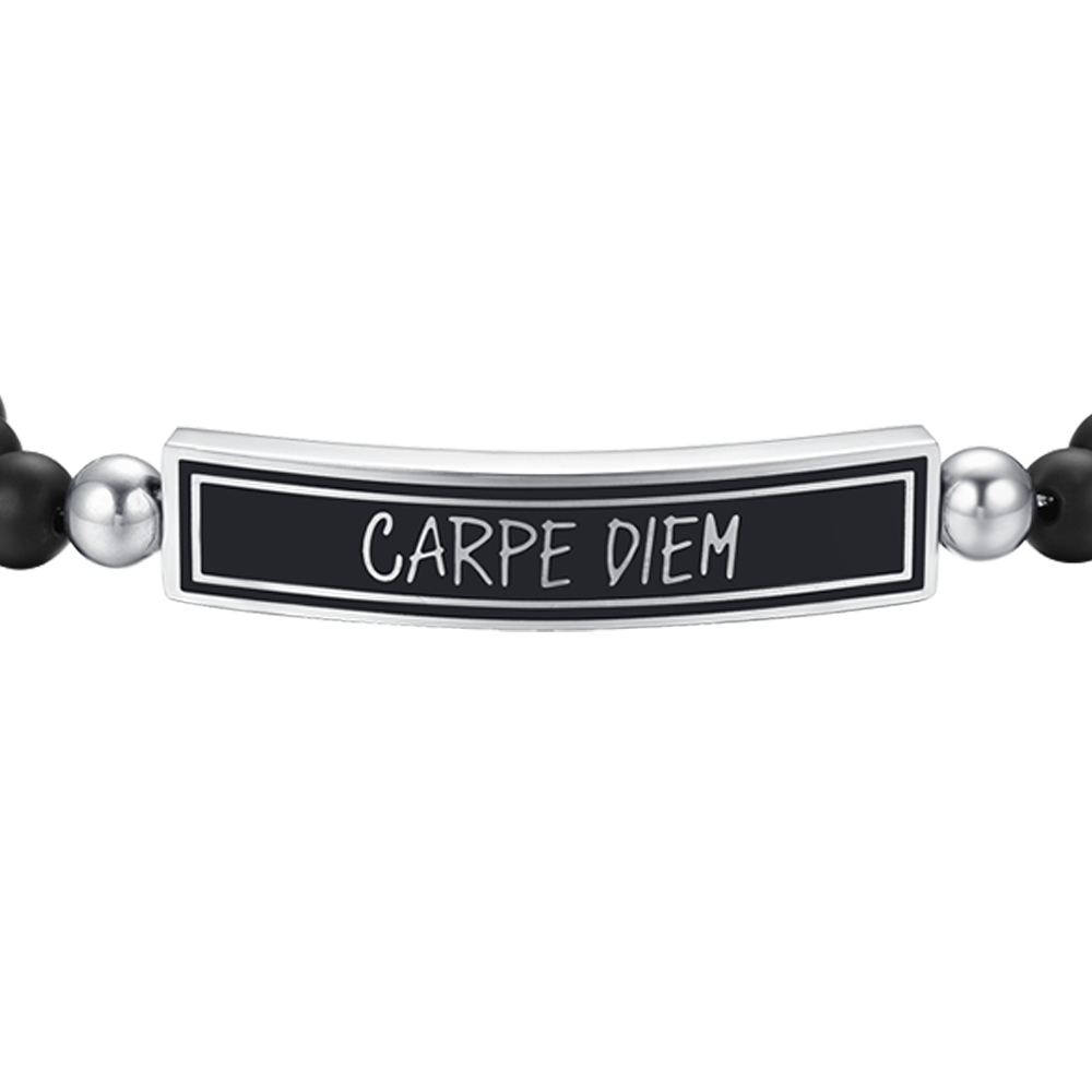 CARPE DIEM BRAZALETE DE ACERO PARA HOMBRE