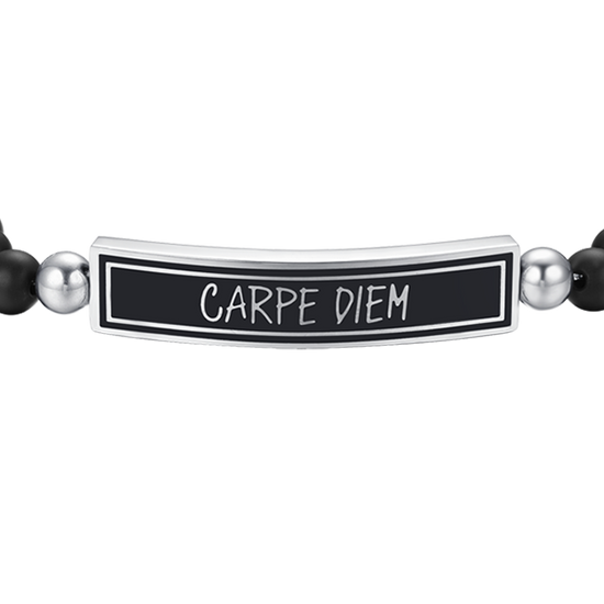 CARPE DIEM BRAZALETE DE ACERO PARA HOMBRE