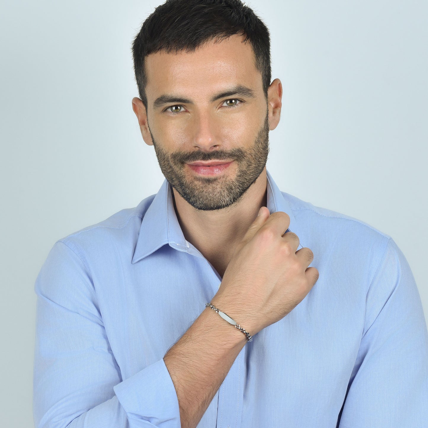 PULSERA DE ACERO PARA HOMBRE CON ELEMENTO