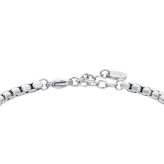 PULSERA DE ACERO AZUL LAPISLÁZULI PARA HOMBRE