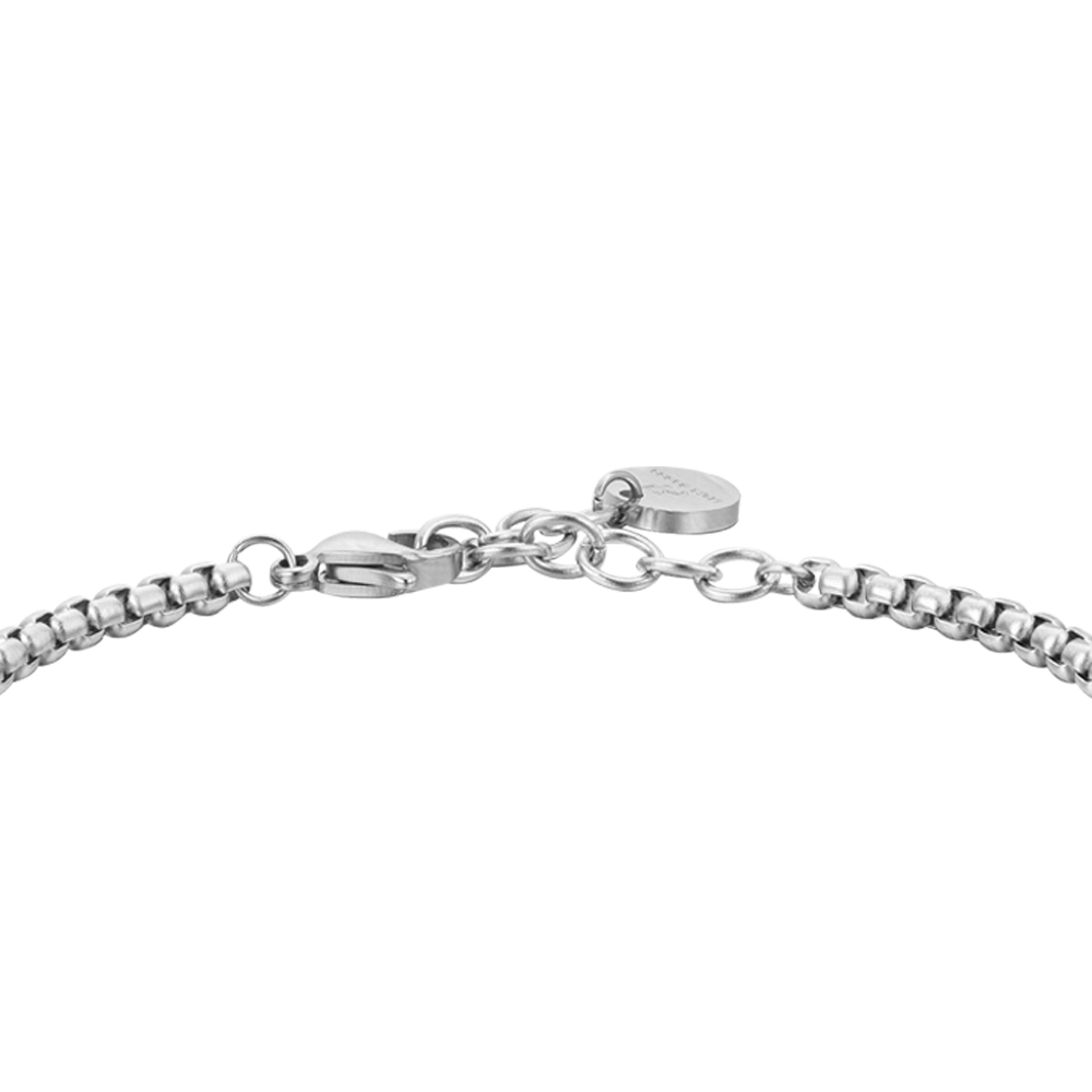 PULSERA DE ACERO PARA HOMBRE PIEDRAS TURQUESA