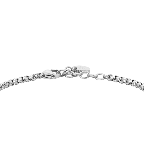 PULSERA DE ACERO SODALITA AZUL PARA HOMBRE