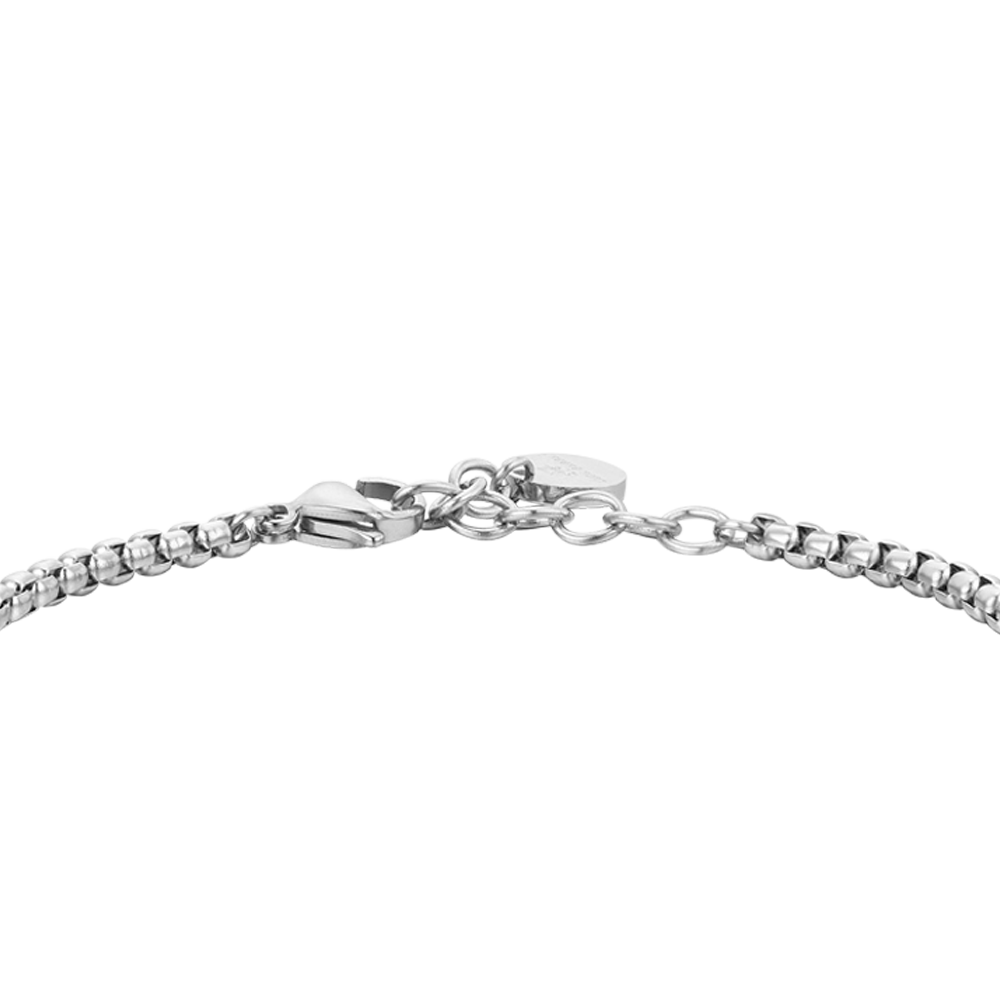 PULSERA DE ACERO MALAQUITA VERDE PARA HOMBRE