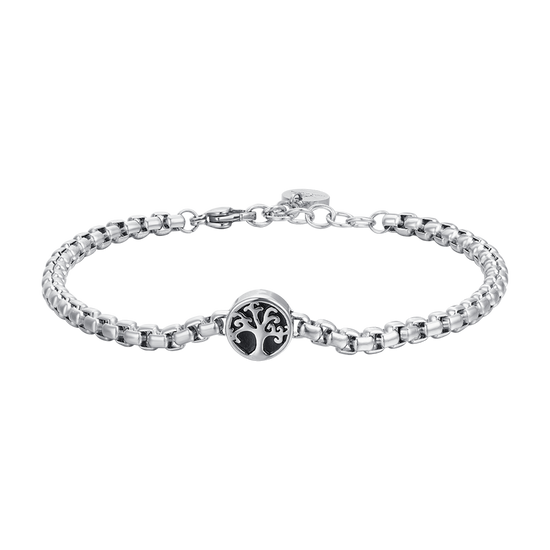 PULSERA MAN STEEL TREE OF LIFE