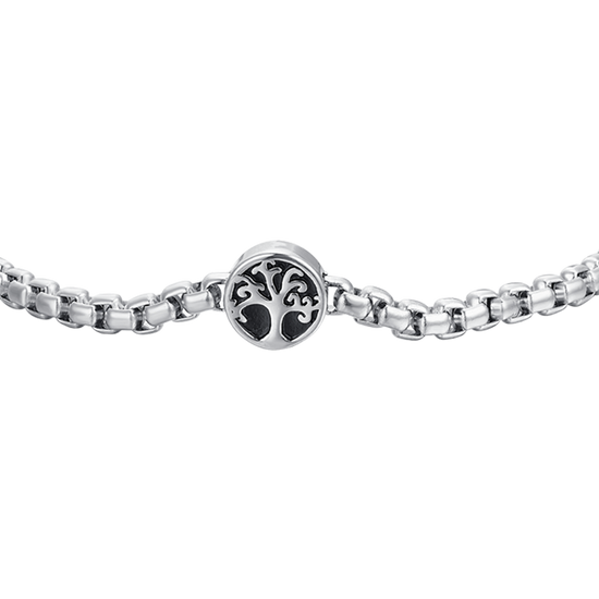 PULSERA MAN STEEL TREE OF LIFE