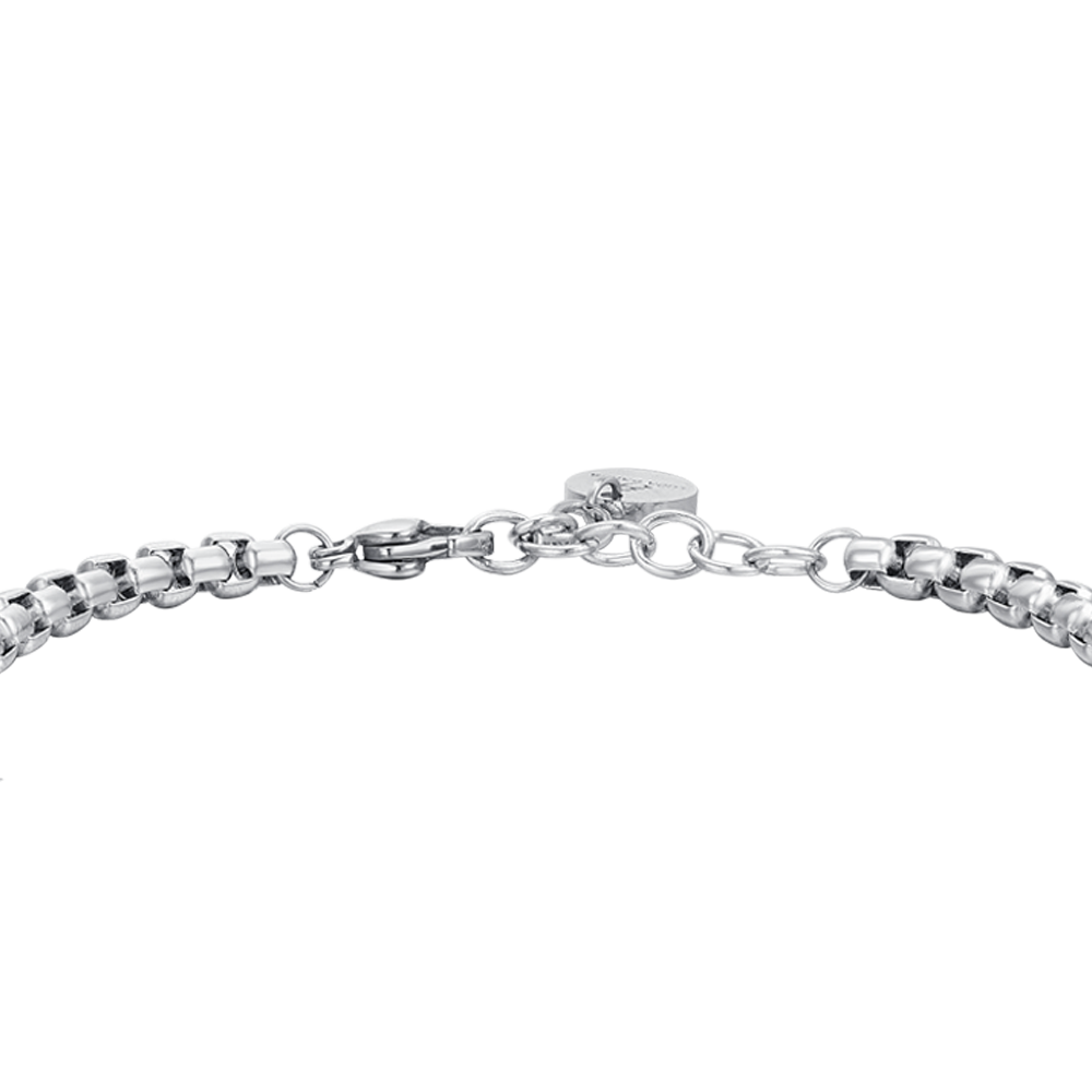PULSERA DE ACERO PARA HOMBRE CON LIRIO