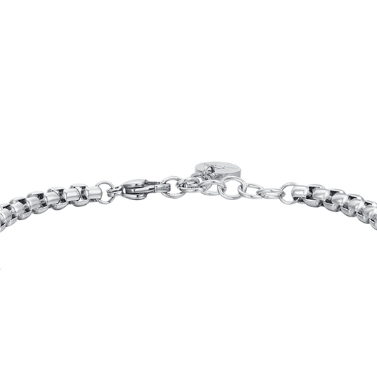 PULSERA DE ACERO PARA HOMBRE CON LIRIO