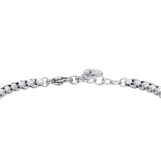 PULSERA DE ACERO PARA HOMBRE CON CRUZ