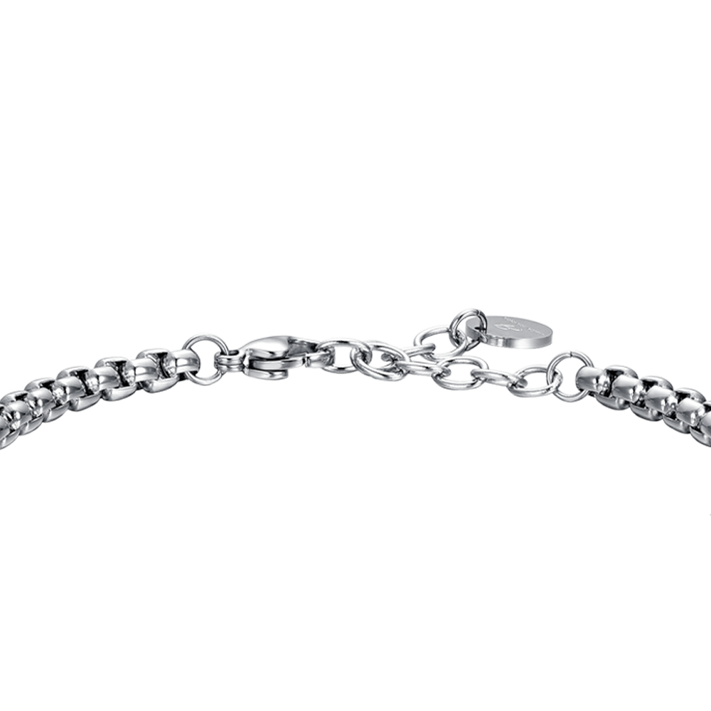 ANCLA DE ACERO PARA HOMBRE IP BRAZALETE NEGRO