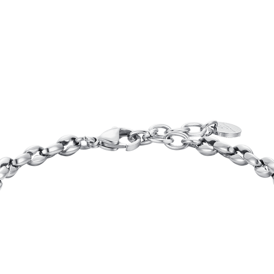 BRAZALETE DE ACERO PARA CABALLERO CON ROSA DE LOS VIENTOS