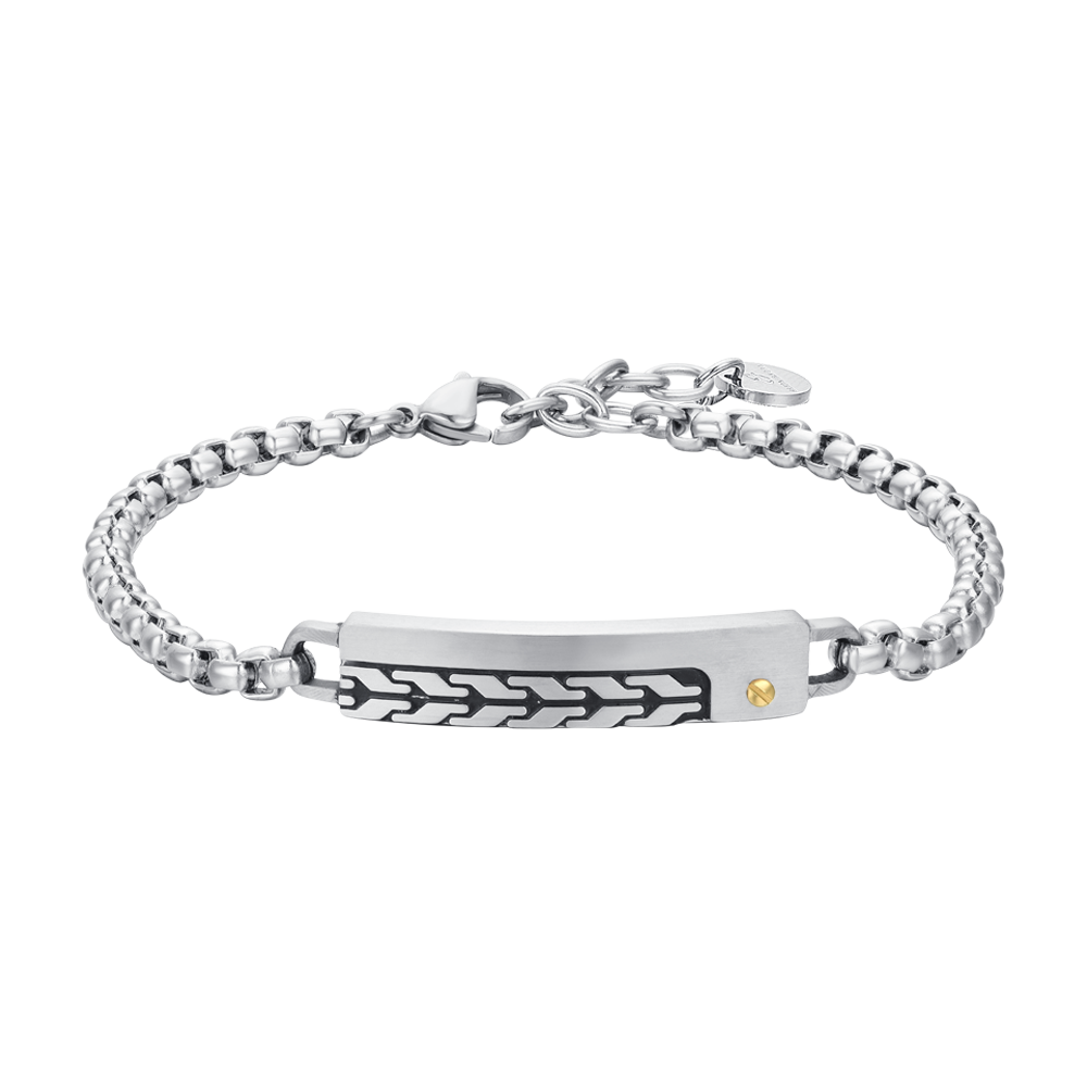 PULSERA DE ACERO PARA HOMBRE CON ELEMENTO