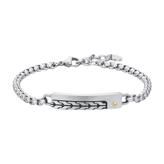 PULSERA DE ACERO PARA HOMBRE CON ELEMENTO