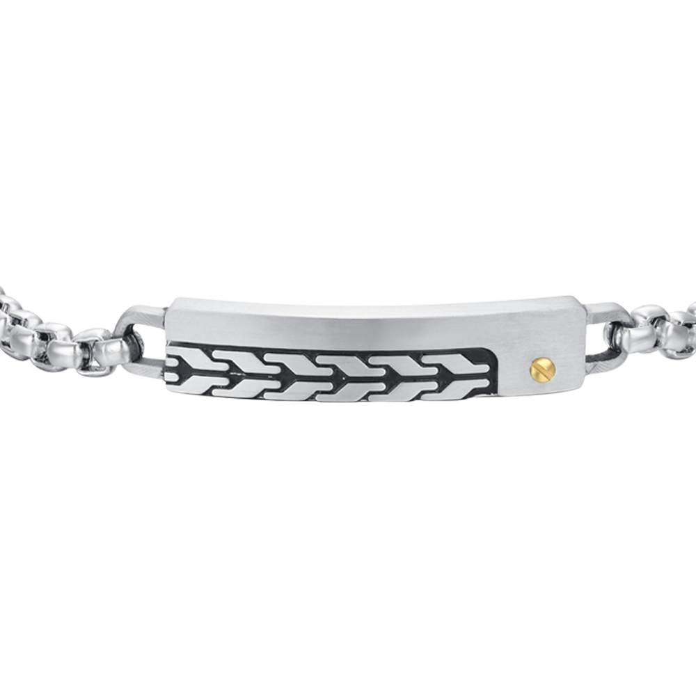 PULSERA DE ACERO PARA HOMBRE CON ELEMENTO