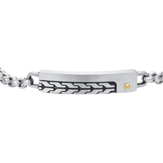 PULSERA DE ACERO PARA HOMBRE CON ELEMENTO
