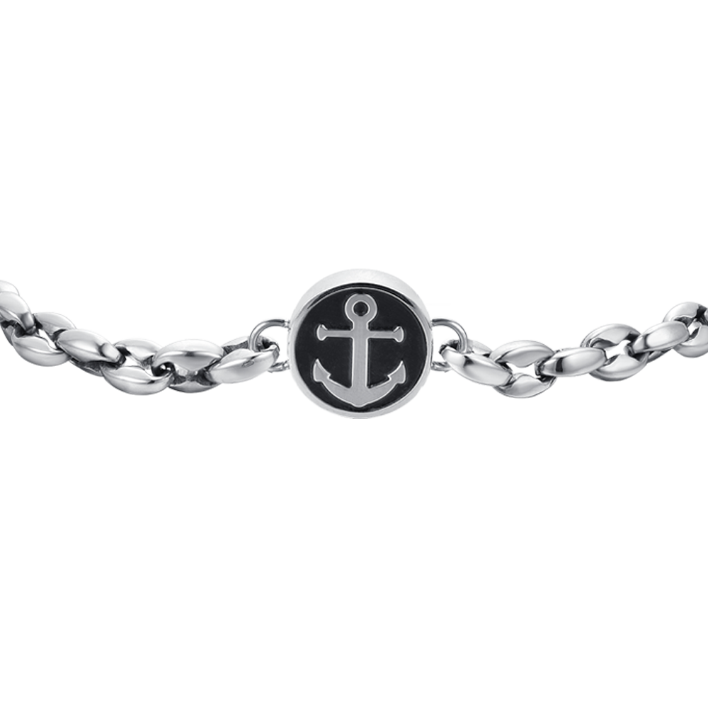 PULSERA DE ACERO PARA HOMBRE CON ANCLA
