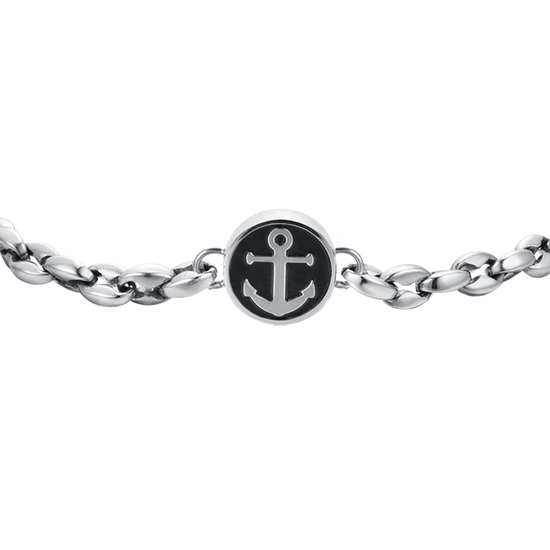 PULSERA DE ACERO PARA HOMBRE CON ANCLA