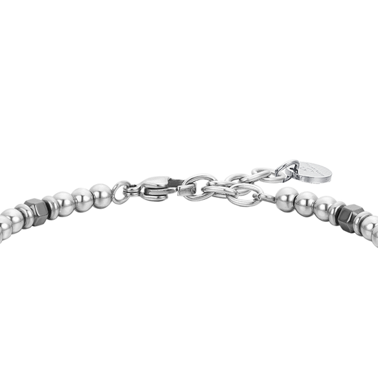BRAZALETE DE ACERO HEMATITES GRIS PARA HOMBRE
