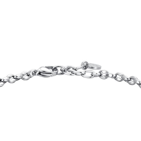 PULSERA DE HOMBRE DE ACERO HEMATITES AZUL