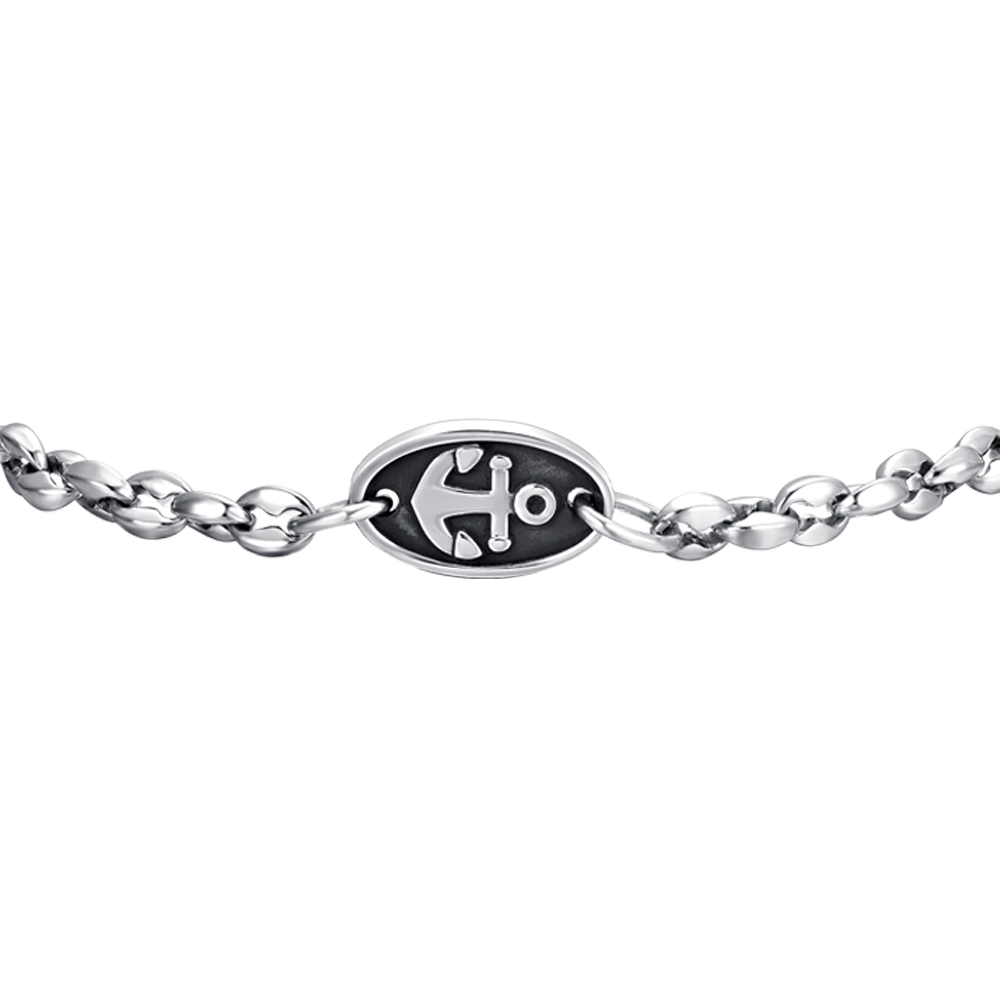 PULSERA DE ACERO PARA HOMBRE CON ANCLA
