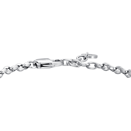 BRAZALETE DE ACERO PARA HOMBRE CON ROSA DE LOS VIENTOS