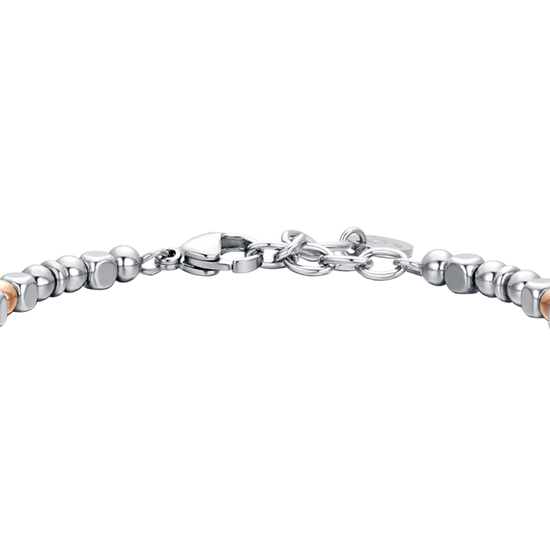 ANCLA DE ACERO IP BRAZALETE DE ORO ROSA