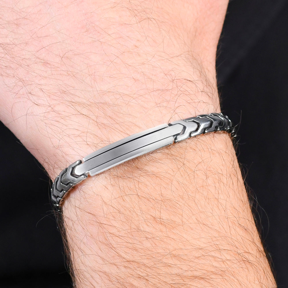 PULSERA DE ACERO PARA HOMBRE Luca Barra