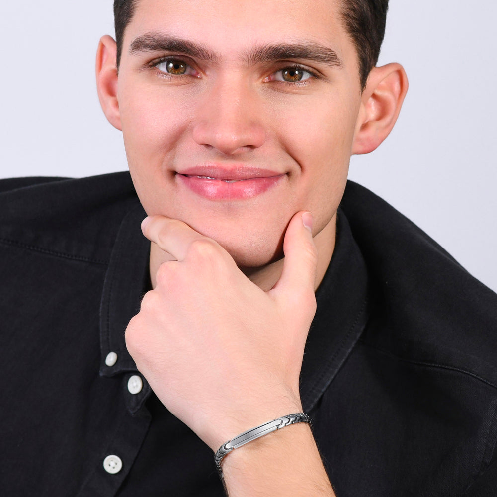 BRAZALETE DE ACERO PARA HOMBRE