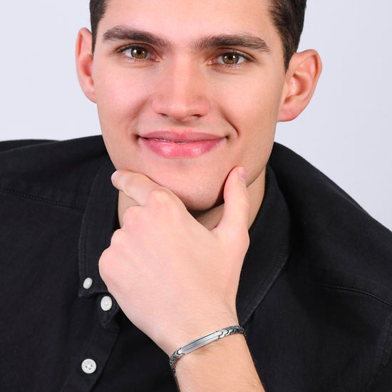 BRAZALETE DE ACERO PARA HOMBRE