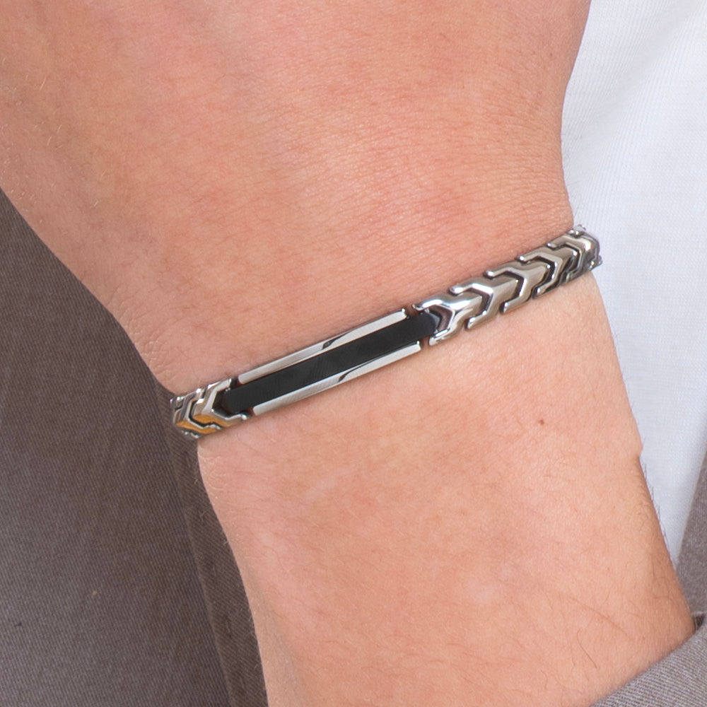 BRAZALETE DE ACERO PARA HOMBRE