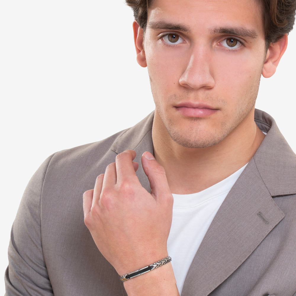 BRAZALETE DE ACERO PARA HOMBRE