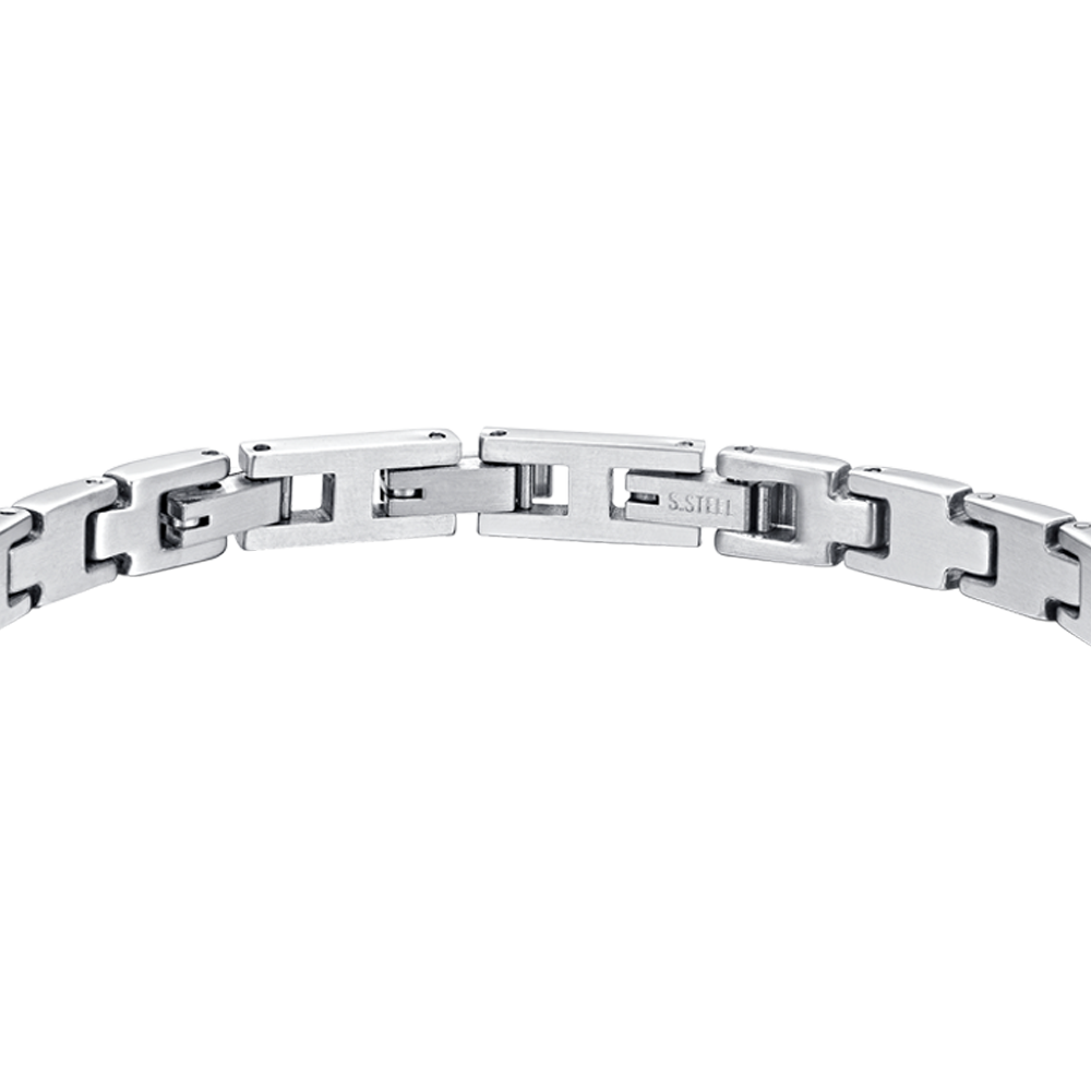 ROSA DE LOS VIENTOS DE ACERO PARA HOMBRE IP BRAZALETE NEGRO