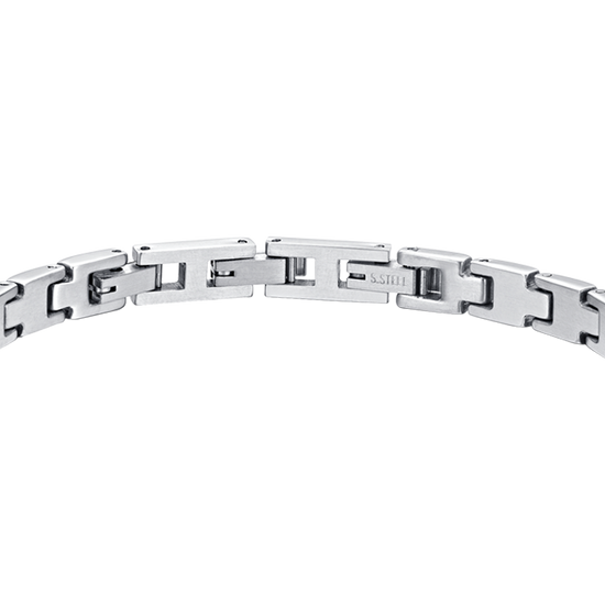 ROSA DE LOS VIENTOS DE ACERO PARA HOMBRE IP BRAZALETE NEGRO