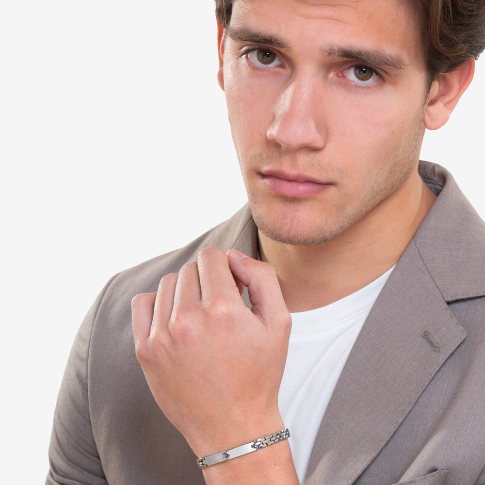 BRAZALETE DE ACERO PARA HOMBRE