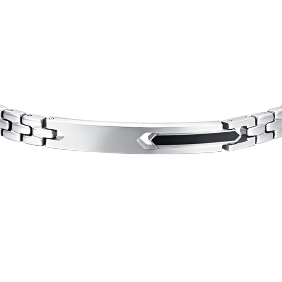 BRAZALETE DE ACERO IP ELEMENT NEGRO PARA HOMBRE